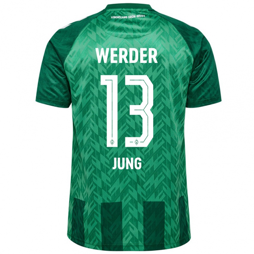 Kinder Seong-Hyeon Jung #13 Grün Heimtrikot Trikot 2024/25 T-Shirt Österreich