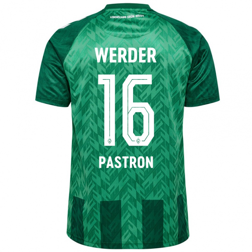 Kinder Alvin Pastron #16 Grün Heimtrikot Trikot 2024/25 T-Shirt Österreich