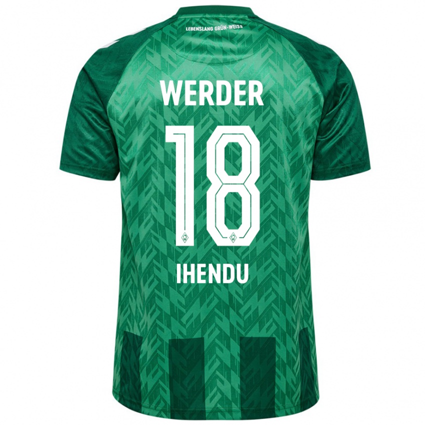 Kinder Daniel Ihendu #18 Grün Heimtrikot Trikot 2024/25 T-Shirt Österreich