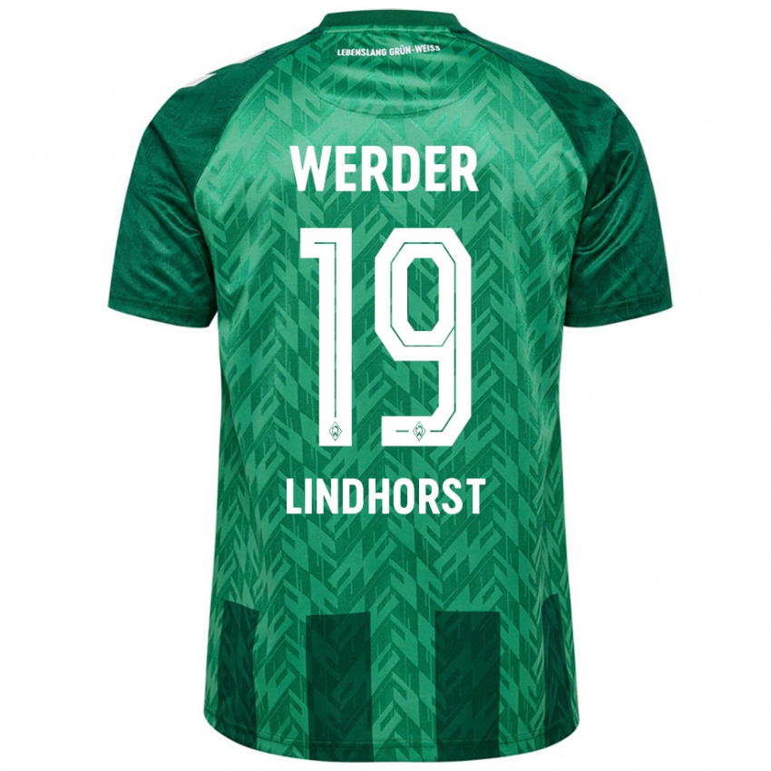 Kinder Jerrit Lindhorst #19 Grün Heimtrikot Trikot 2024/25 T-Shirt Österreich