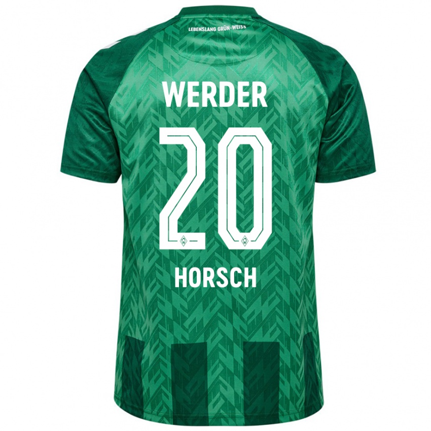 Kinder Jonas Horsch #20 Grün Heimtrikot Trikot 2024/25 T-Shirt Österreich