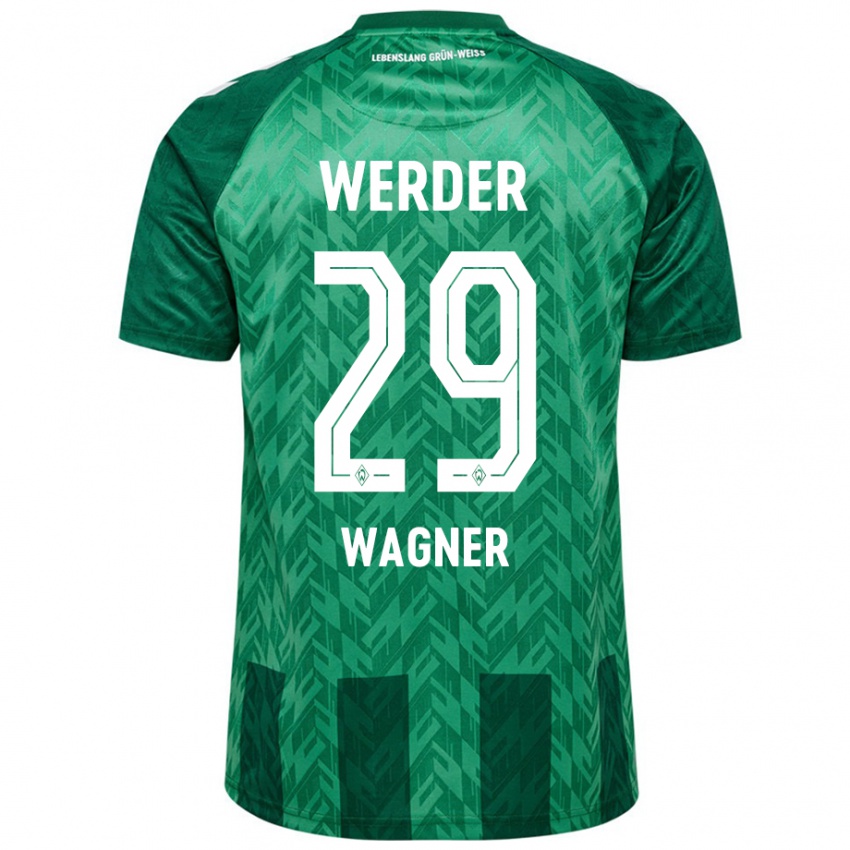 Kinder Paul Wagner #29 Grün Heimtrikot Trikot 2024/25 T-Shirt Österreich