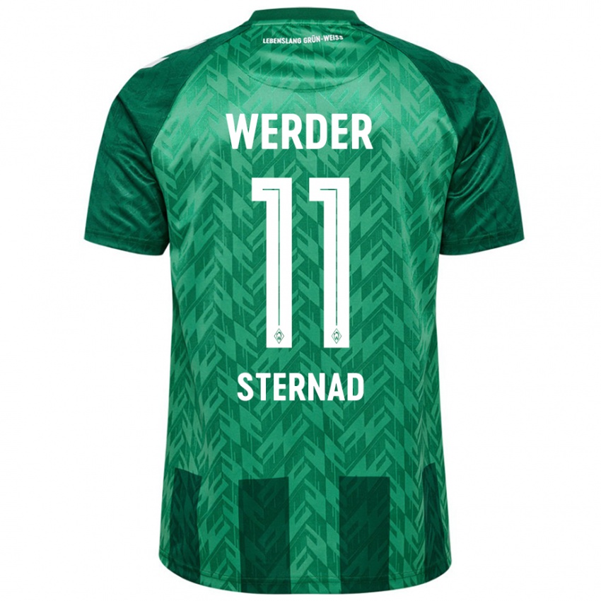 Kinder Maja Sternad #11 Grün Heimtrikot Trikot 2024/25 T-Shirt Österreich