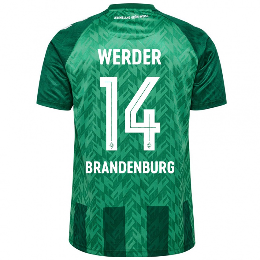 Kinder Michaela Brandenburg #14 Grün Heimtrikot Trikot 2024/25 T-Shirt Österreich