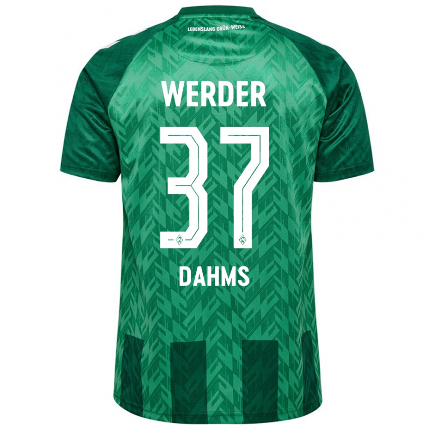 Kinder Lena Dahms #37 Grün Heimtrikot Trikot 2024/25 T-Shirt Österreich