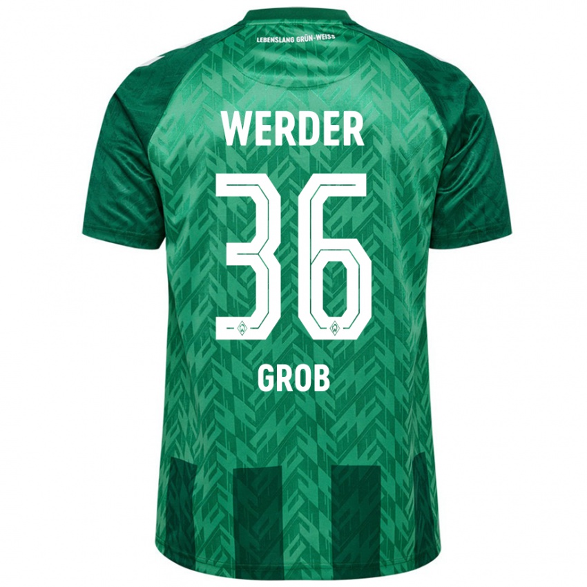 Kinder Christian Groß #36 Grün Heimtrikot Trikot 2024/25 T-Shirt Österreich