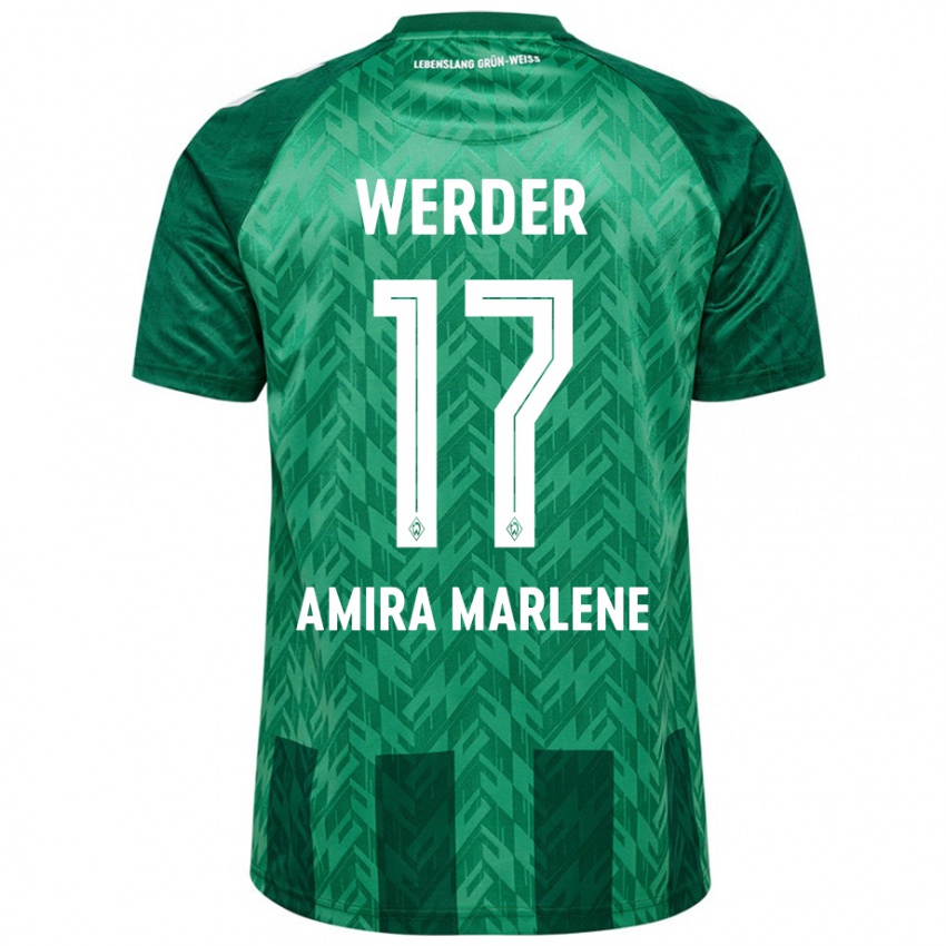 Kinder Amira Marlene Dahl #17 Grün Heimtrikot Trikot 2024/25 T-Shirt Österreich