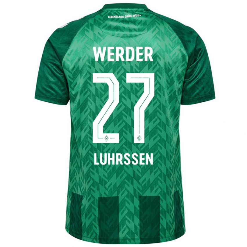 Kinder Nina Luhrssen #27 Grün Heimtrikot Trikot 2024/25 T-Shirt Österreich