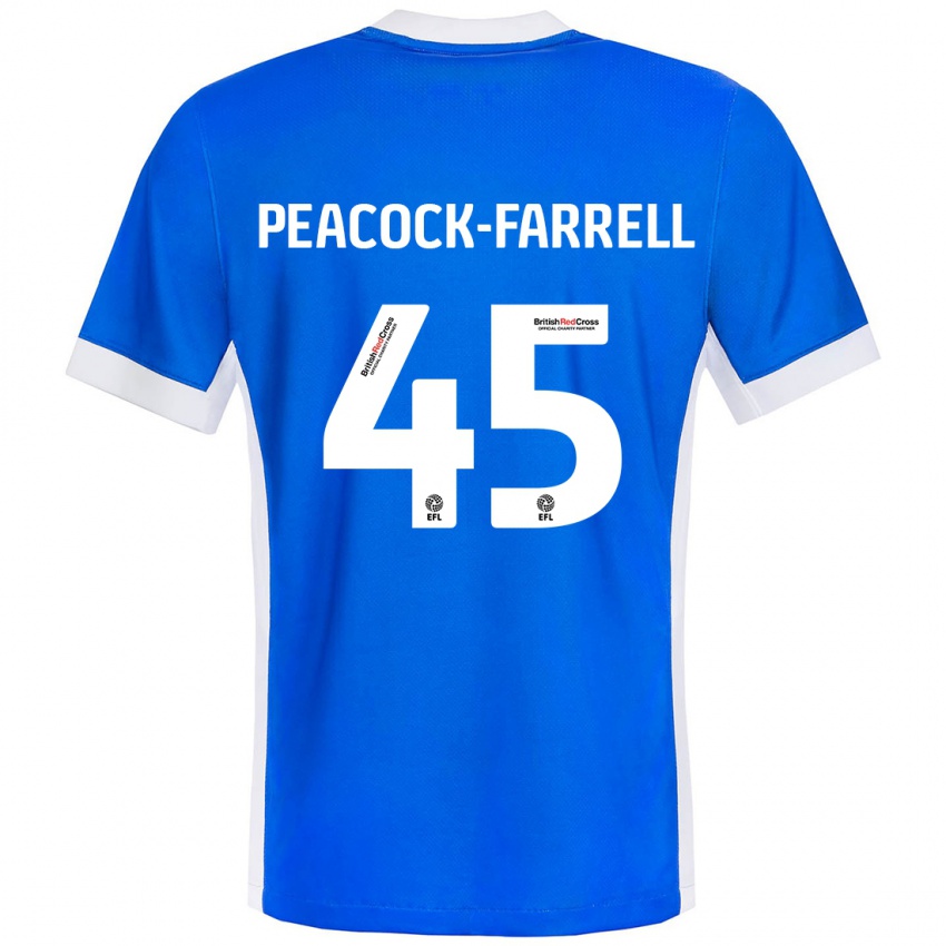 Kinder Bailey Peacock-Farrell #45 Blau Weiß Heimtrikot Trikot 2024/25 T-Shirt Österreich