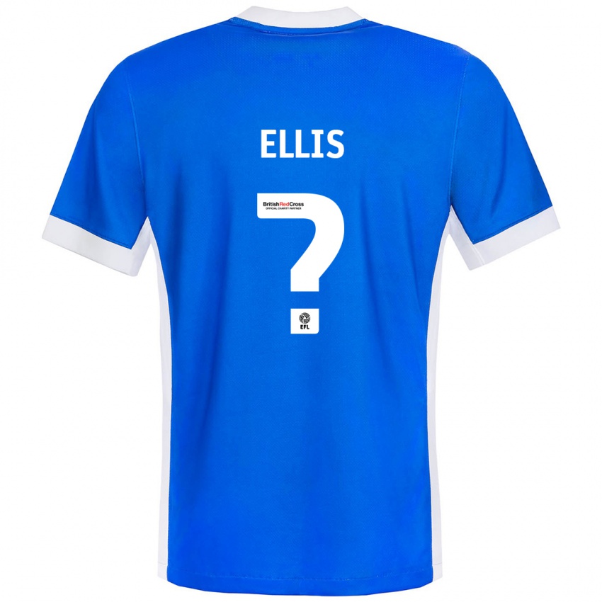 Kinder O'shea Ellis #0 Blau Weiß Heimtrikot Trikot 2024/25 T-Shirt Österreich