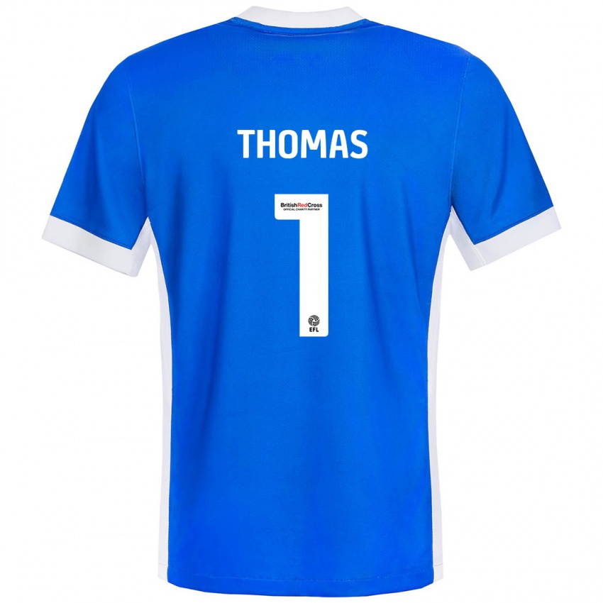 Kinder Lucy Thomas #1 Blau Weiß Heimtrikot Trikot 2024/25 T-Shirt Österreich