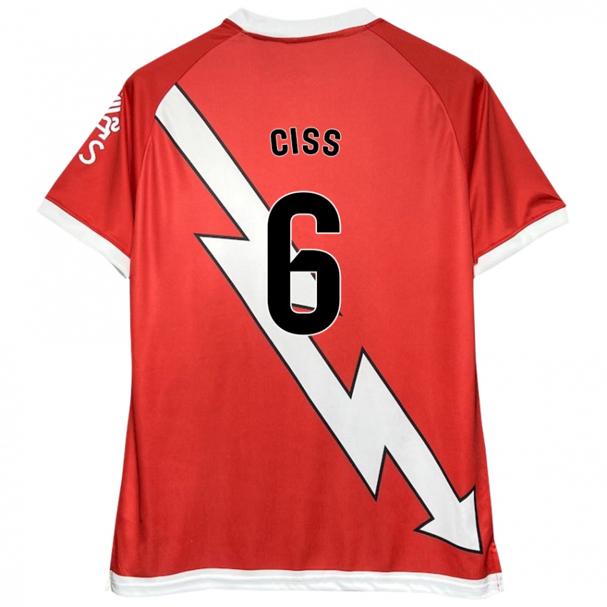 Kinder Pathé Ciss #6 Weiß Rot Heimtrikot Trikot 2024/25 T-Shirt Österreich