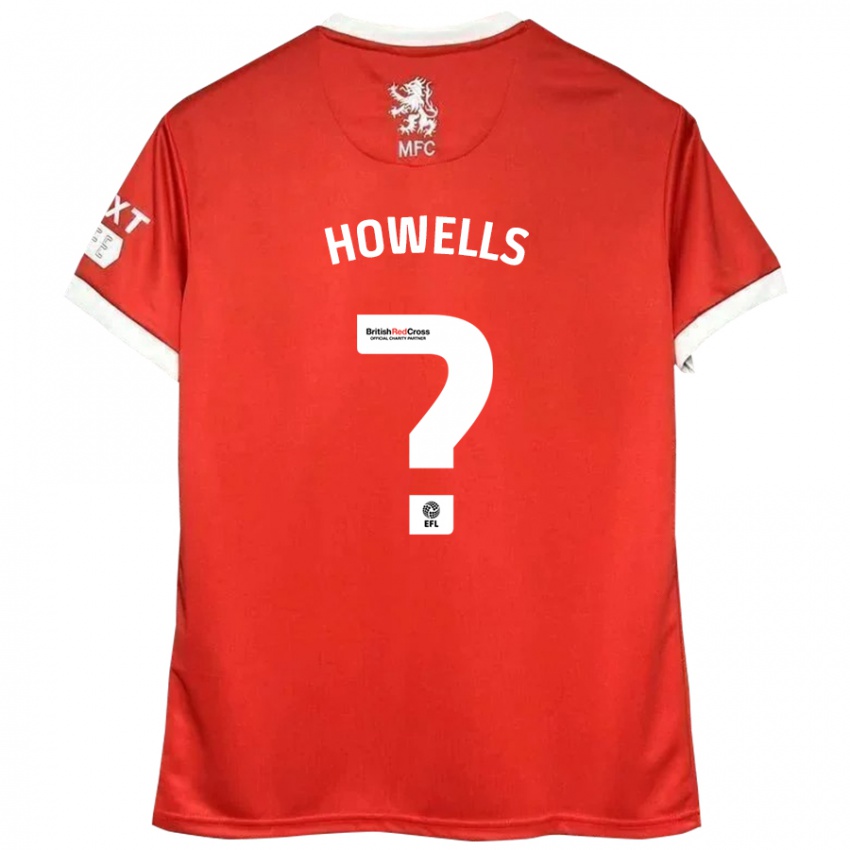 Kinder Max Howells #0 Rot Weiß Heimtrikot Trikot 2024/25 T-Shirt Österreich