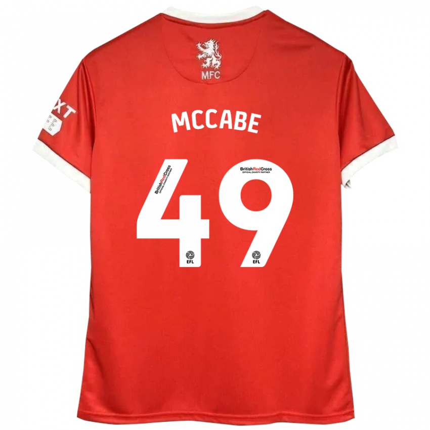 Kinder Law Mccabe #49 Rot Weiß Heimtrikot Trikot 2024/25 T-Shirt Österreich