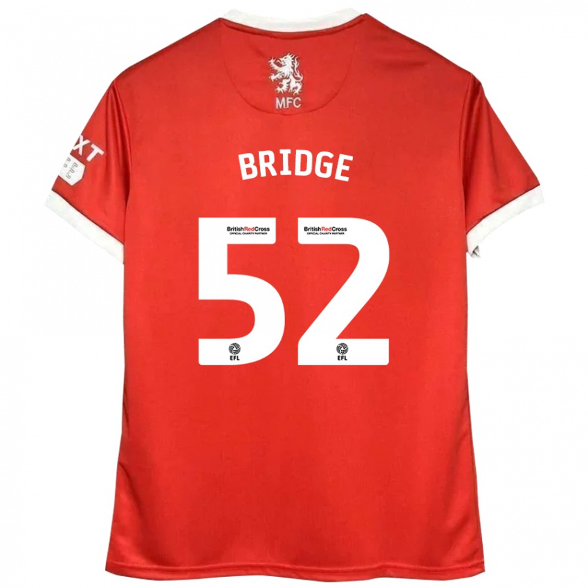 Kinder Aj Bridge #52 Rot Weiß Heimtrikot Trikot 2024/25 T-Shirt Österreich