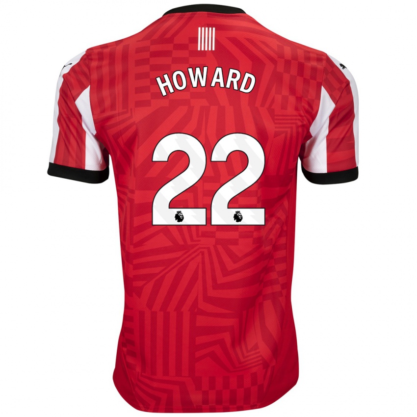 Kinder Bethany-May Howard #22 Rot Weiß Heimtrikot Trikot 2024/25 T-Shirt Österreich