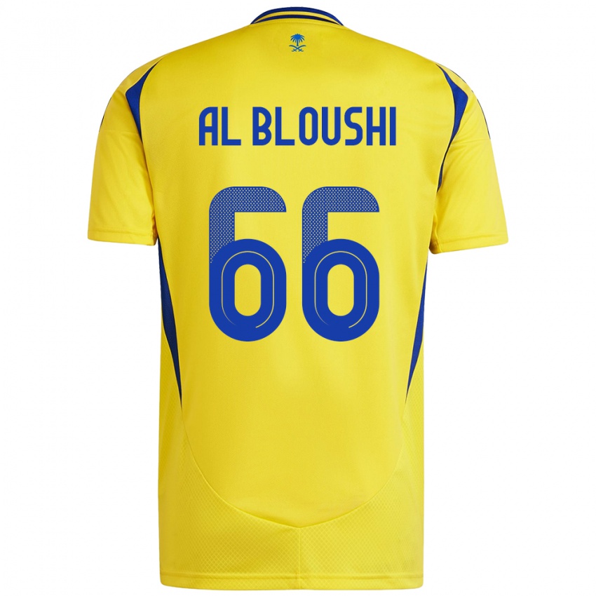 Kinder Reem Al-Bloushi #66 Gelb Blau Heimtrikot Trikot 2024/25 T-Shirt Österreich