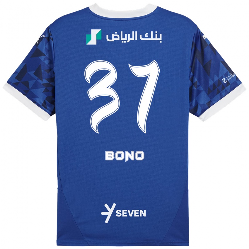 Kinder Bono #37 Dunkelblau Weiß Heimtrikot Trikot 2024/25 T-Shirt Österreich