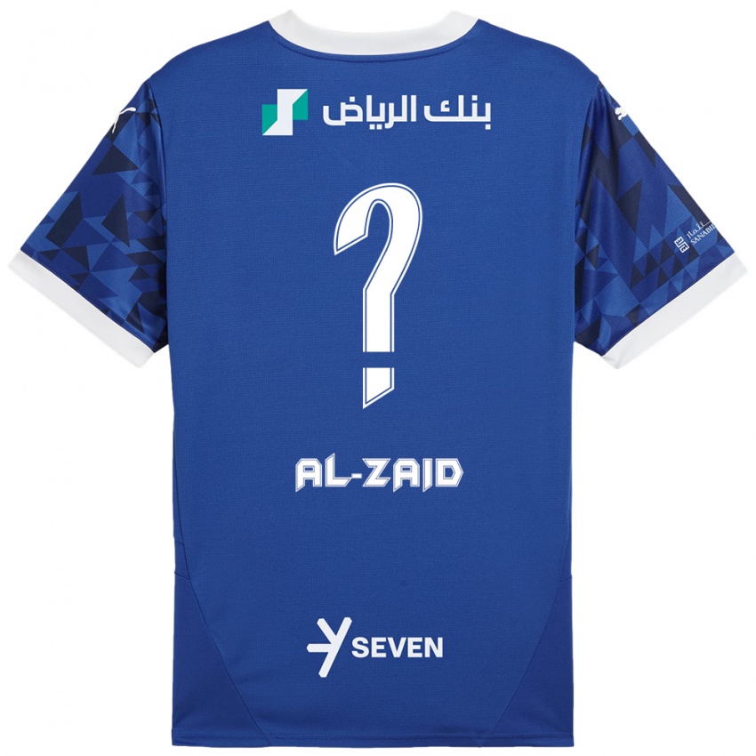 Kinder Suhayb Al-Zaid #0 Dunkelblau Weiß Heimtrikot Trikot 2024/25 T-Shirt Österreich