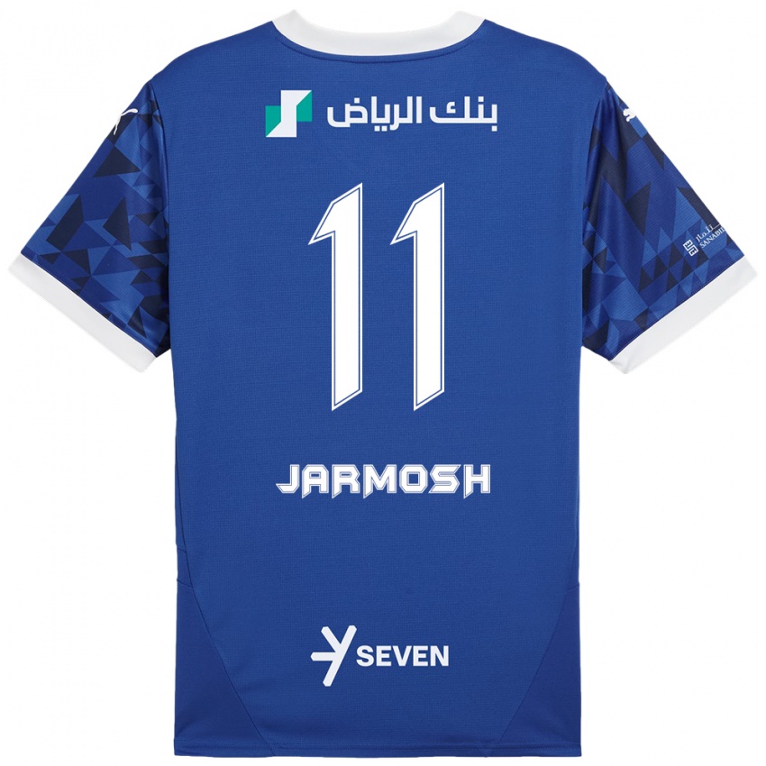 Kinder Abdulaziz Jarmosh #11 Dunkelblau Weiß Heimtrikot Trikot 2024/25 T-Shirt Österreich