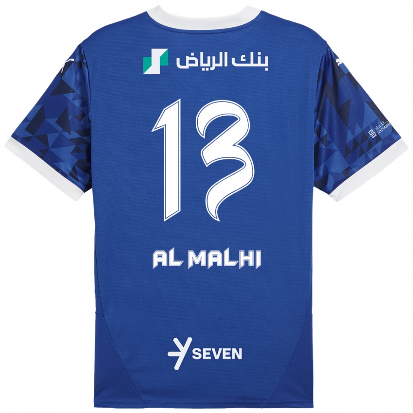 Kinder Al Muhra Al-Malhi #13 Dunkelblau Weiß Heimtrikot Trikot 2024/25 T-Shirt Österreich