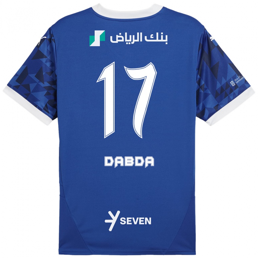 Kinder Claudia Dabda #17 Dunkelblau Weiß Heimtrikot Trikot 2024/25 T-Shirt Österreich