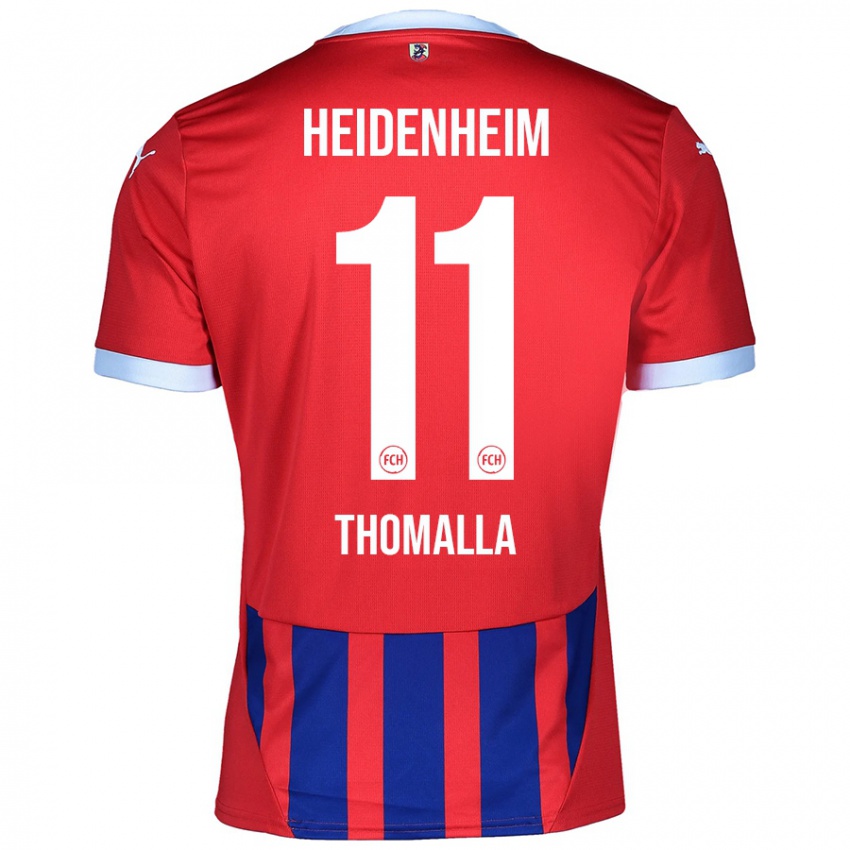 Kinder Denis Thomalla #11 Rot Blau Heimtrikot Trikot 2024/25 T-Shirt Österreich