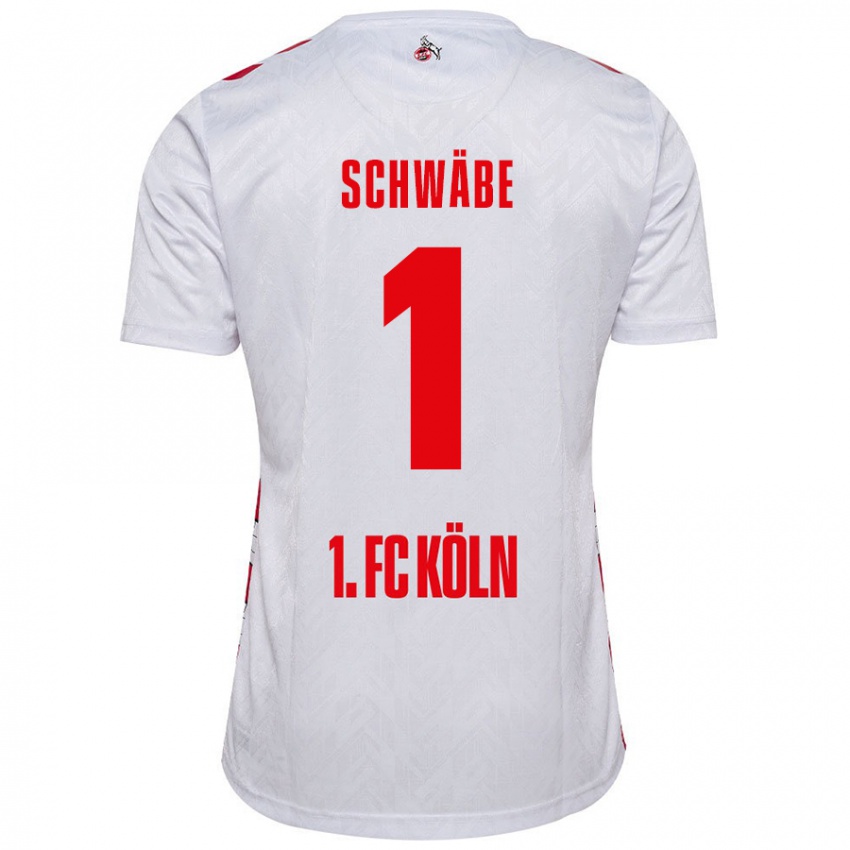 Kinder Marvin Schwäbe #1 Weiß Rot Heimtrikot Trikot 2024/25 T-Shirt Österreich