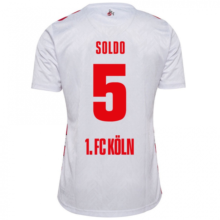 Kinder Nikola Soldo #5 Weiß Rot Heimtrikot Trikot 2024/25 T-Shirt Österreich