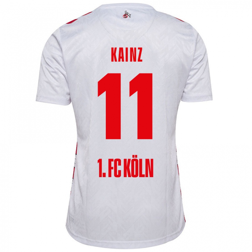 Kinder Florian Kainz #11 Weiß Rot Heimtrikot Trikot 2024/25 T-Shirt Österreich