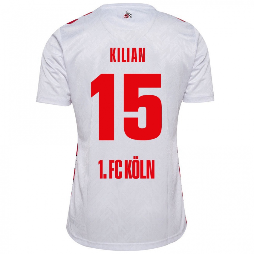 Kinder Luca Kilian #15 Weiß Rot Heimtrikot Trikot 2024/25 T-Shirt Österreich