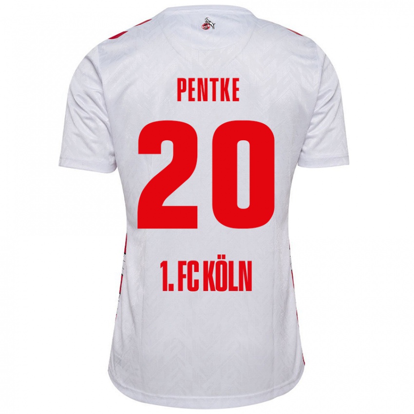 Kinder Philipp Pentke #20 Weiß Rot Heimtrikot Trikot 2024/25 T-Shirt Österreich