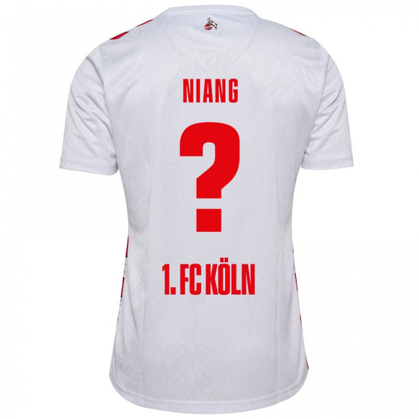 Kinder Youssoupha Niang #0 Weiß Rot Heimtrikot Trikot 2024/25 T-Shirt Österreich