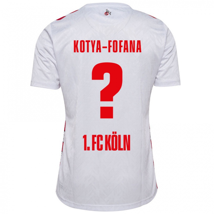 Kinder Assad Kotya-Fofana #0 Weiß Rot Heimtrikot Trikot 2024/25 T-Shirt Österreich