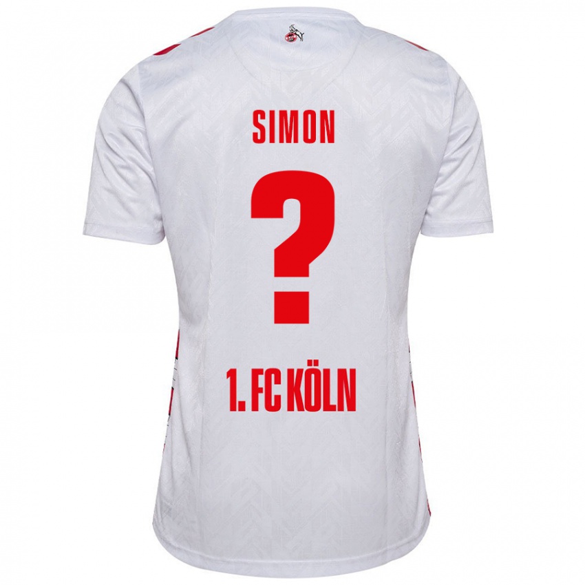 Kinder Josias Simon #0 Weiß Rot Heimtrikot Trikot 2024/25 T-Shirt Österreich