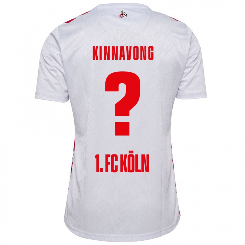 Kinder Jordan Kinnavong #0 Weiß Rot Heimtrikot Trikot 2024/25 T-Shirt Österreich