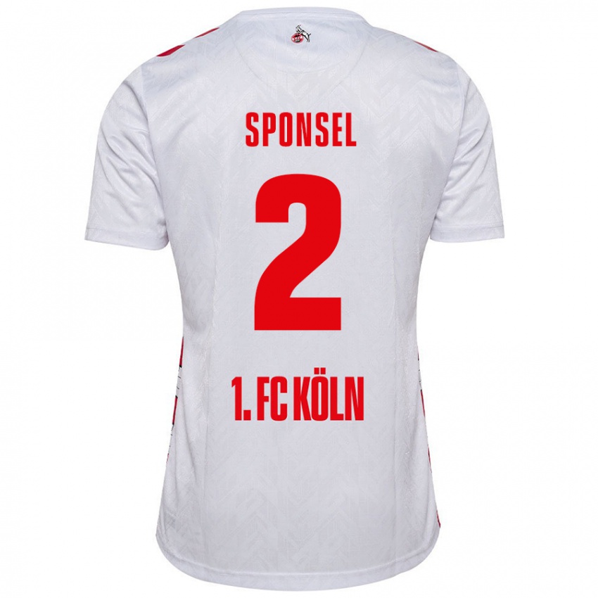 Kinder Meiko Sponsel #2 Weiß Rot Heimtrikot Trikot 2024/25 T-Shirt Österreich