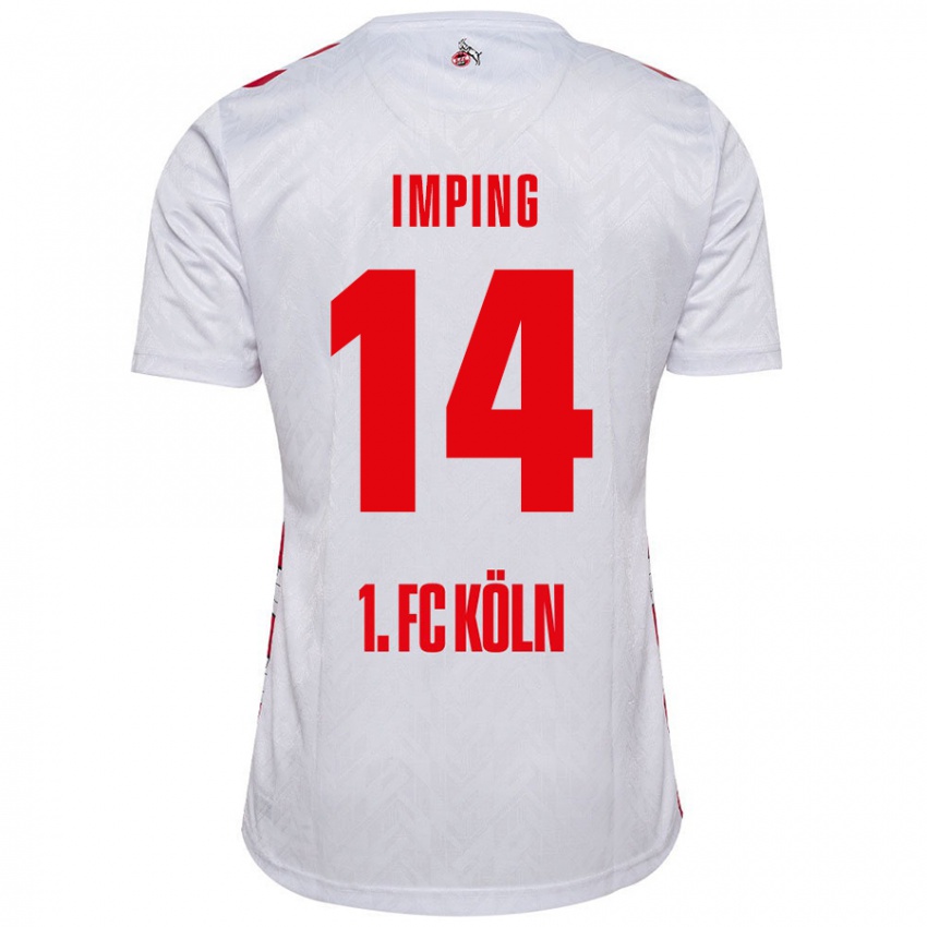 Kinder Carlotta Imping #14 Weiß Rot Heimtrikot Trikot 2024/25 T-Shirt Österreich