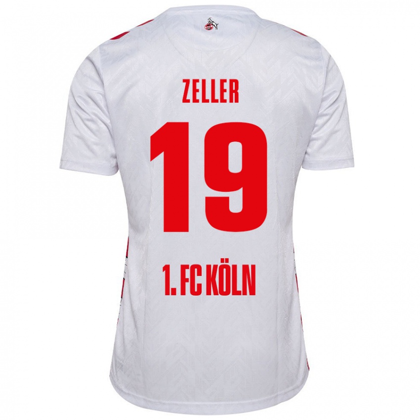 Kinder Dóra Zeller #19 Weiß Rot Heimtrikot Trikot 2024/25 T-Shirt Österreich