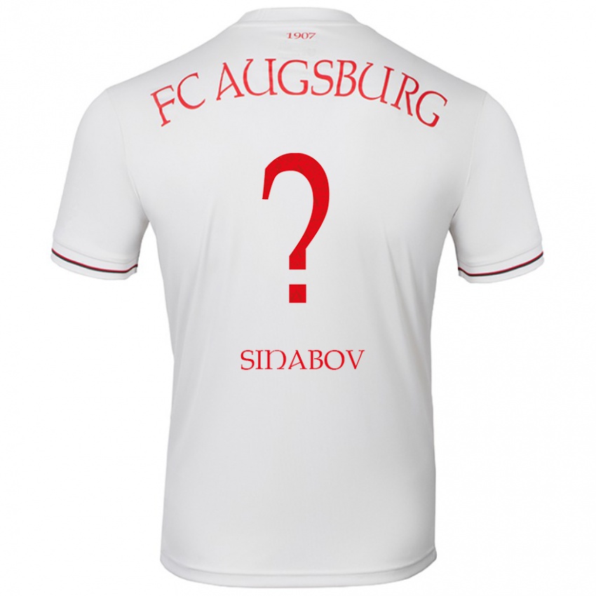 Kinder Albert Sinabov #0 Weiß Heimtrikot Trikot 2024/25 T-Shirt Österreich