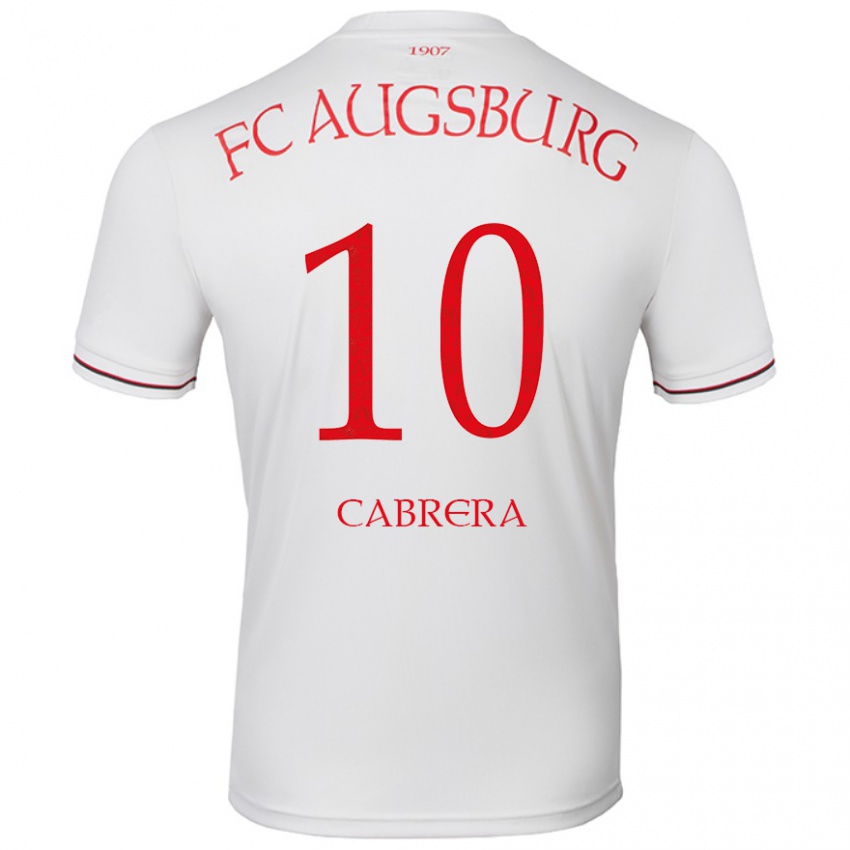 Kinder Juan Cabrera #10 Weiß Heimtrikot Trikot 2024/25 T-Shirt Österreich