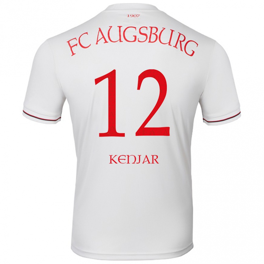 Kinder Alen Kenjar #12 Weiß Heimtrikot Trikot 2024/25 T-Shirt Österreich