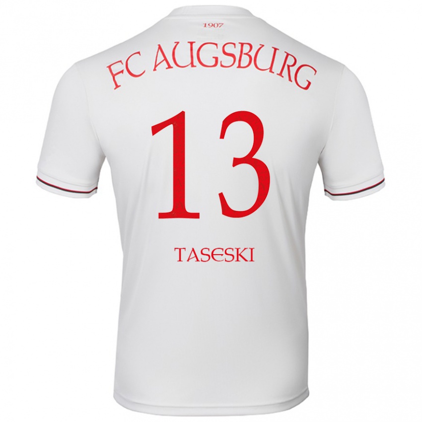 Kinder Kristijan Taseski #13 Weiß Heimtrikot Trikot 2024/25 T-Shirt Österreich