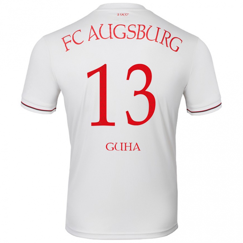 Kinder Felix Guha #13 Weiß Heimtrikot Trikot 2024/25 T-Shirt Österreich