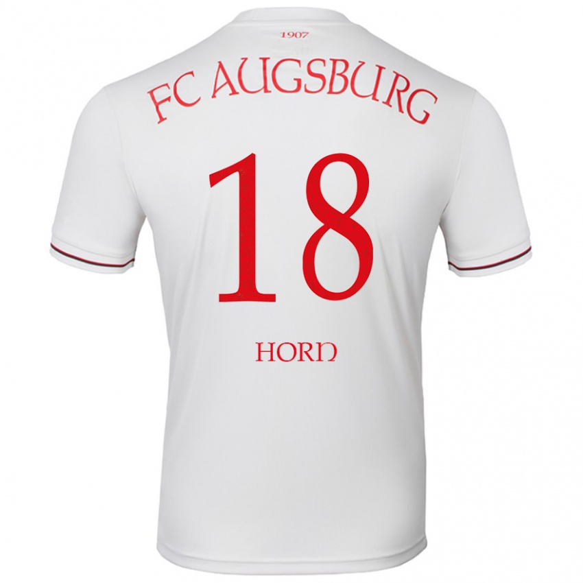 Kinder Tobias Horn #18 Weiß Heimtrikot Trikot 2024/25 T-Shirt Österreich