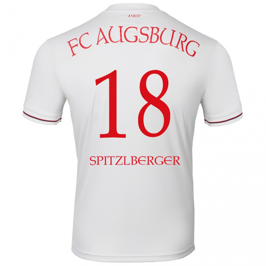 Kinder Jordan Spitzlberger #18 Weiß Heimtrikot Trikot 2024/25 T-Shirt Österreich