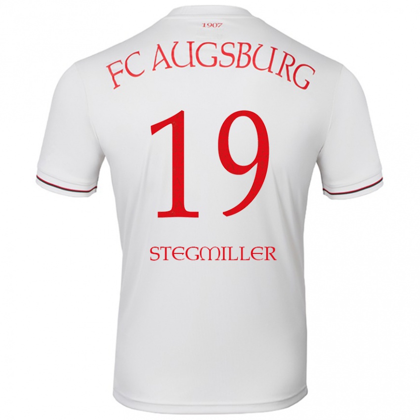 Kinder Louis Stegmiller #19 Weiß Heimtrikot Trikot 2024/25 T-Shirt Österreich