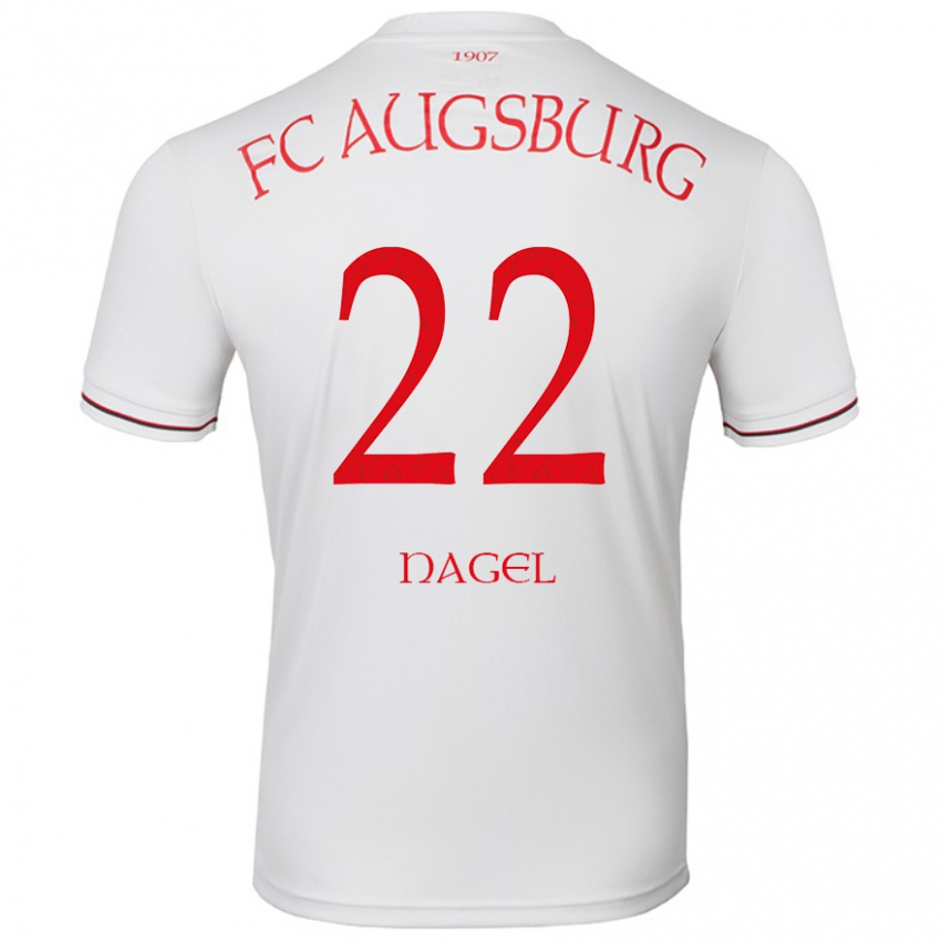 Kinder Timo Nagel #22 Weiß Heimtrikot Trikot 2024/25 T-Shirt Österreich