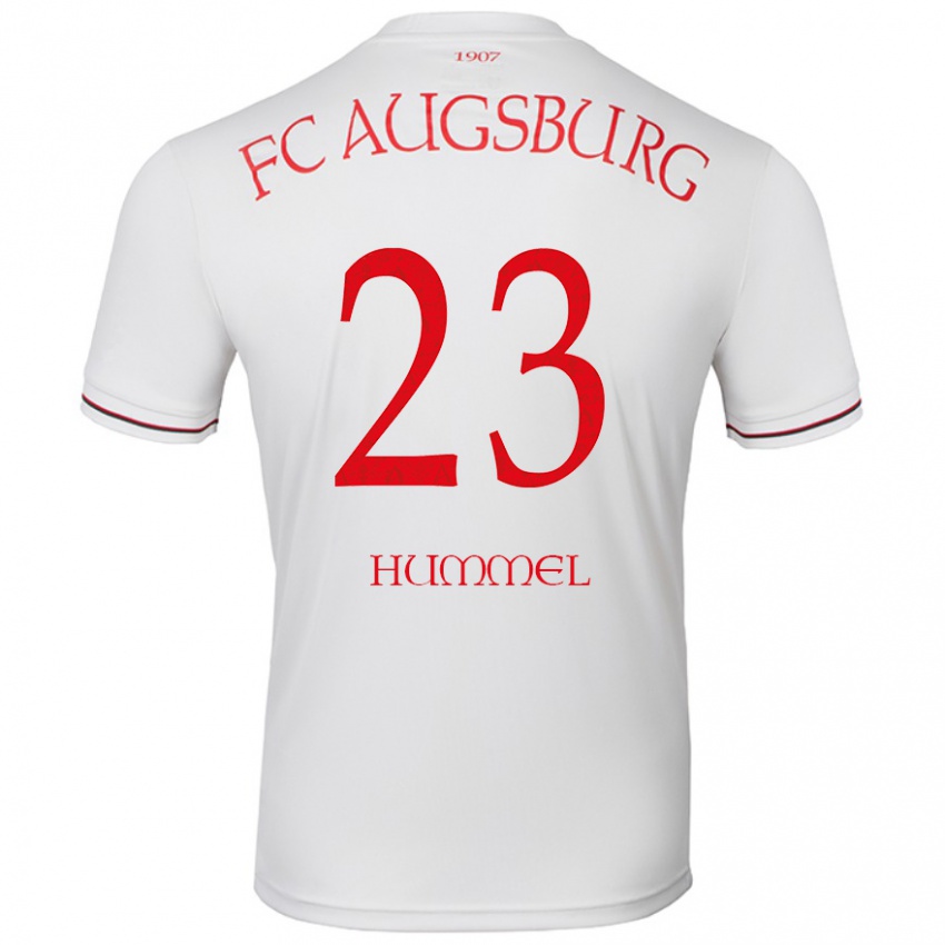 Kinder Niklas Hummel #23 Weiß Heimtrikot Trikot 2024/25 T-Shirt Österreich