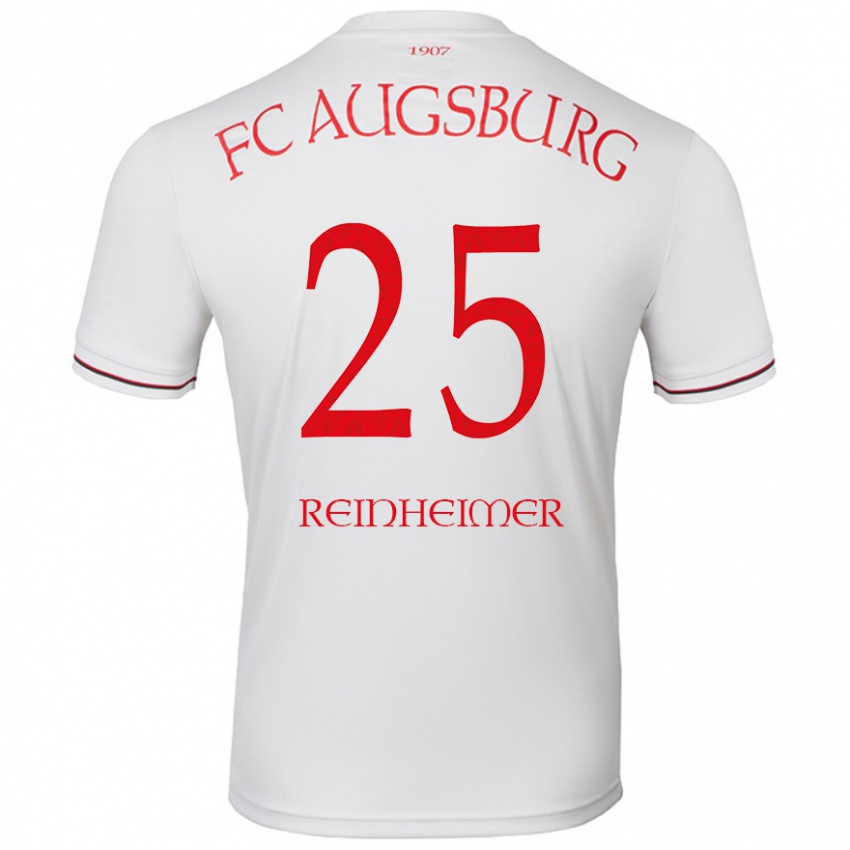 Kinder Pirmin Reinheimer #25 Weiß Heimtrikot Trikot 2024/25 T-Shirt Österreich